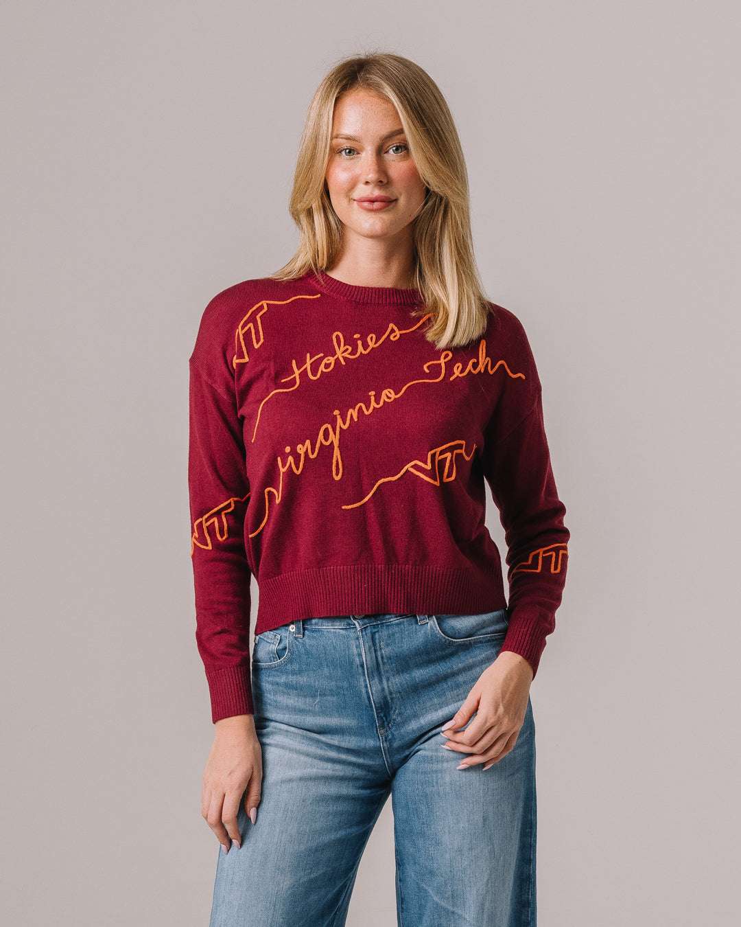 Virginia Tech Hokies Love Letter Sweater KADYLUXE