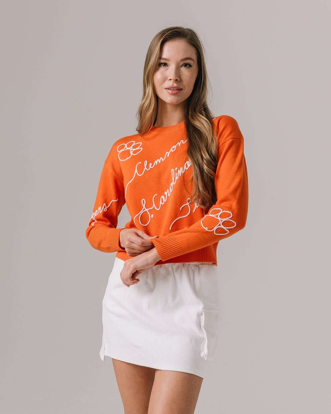 Clemson Tigers Love Letter Sweater | KADYLUXE