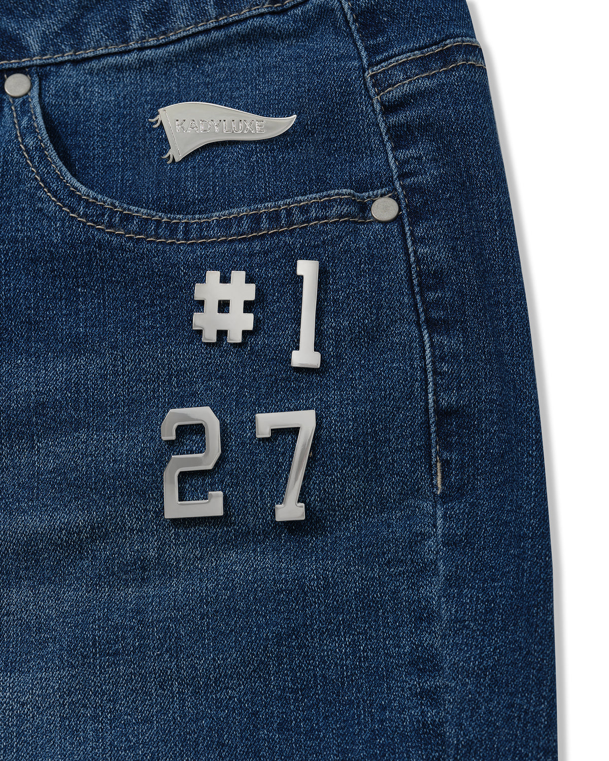 Silver Numbers Pin Pack