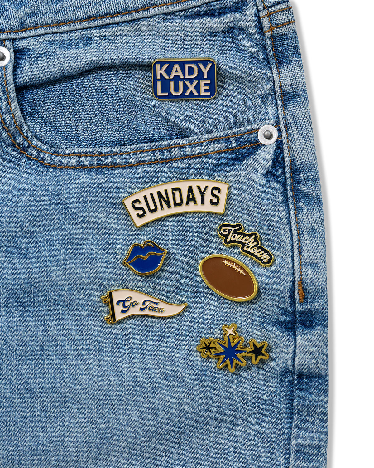 Sundays Navy Pin Pack