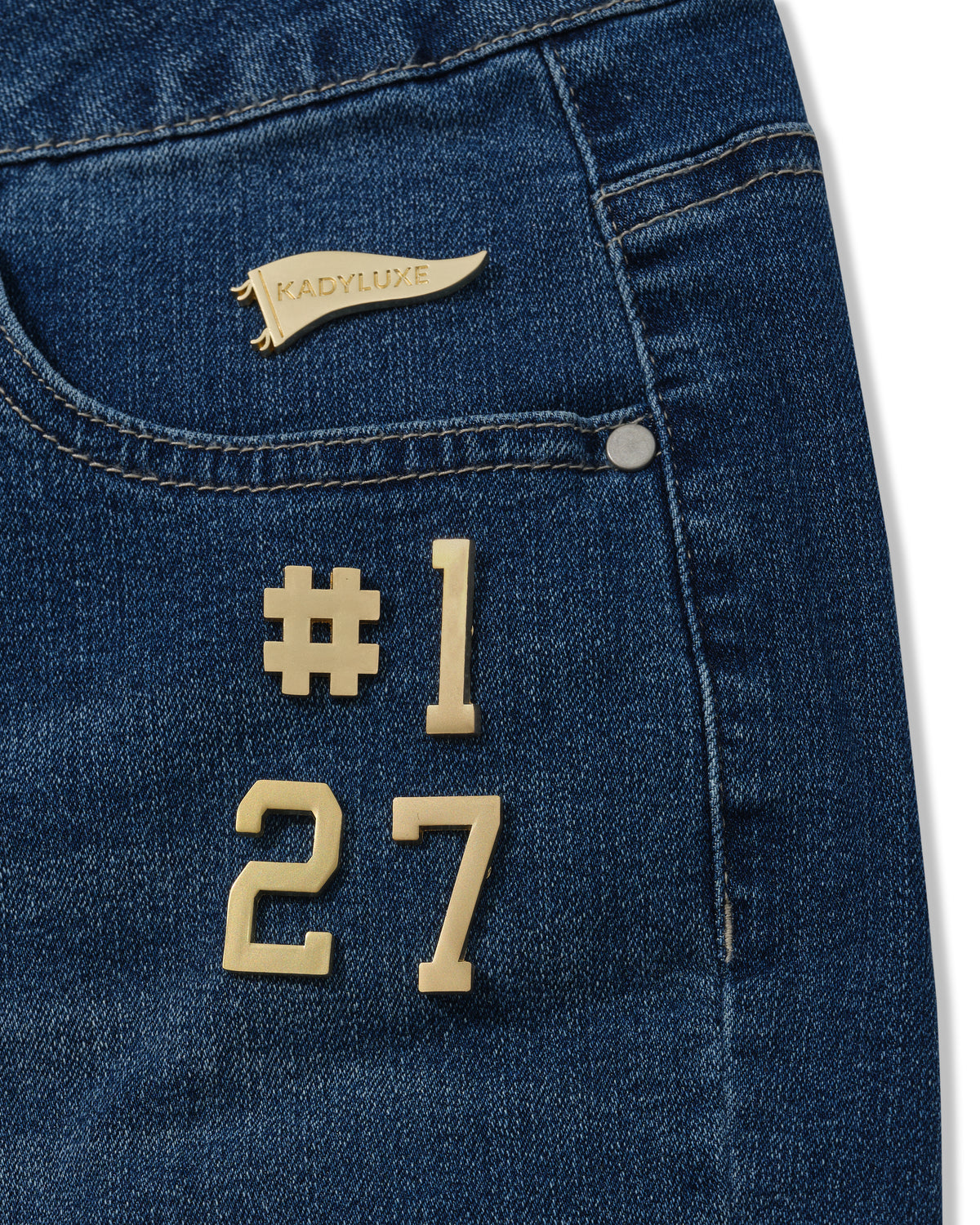 Gold Numbers Pin Pack