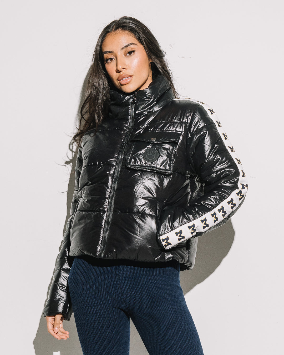 Michigan Wolverines Cargo Puffer | KADYLUXE