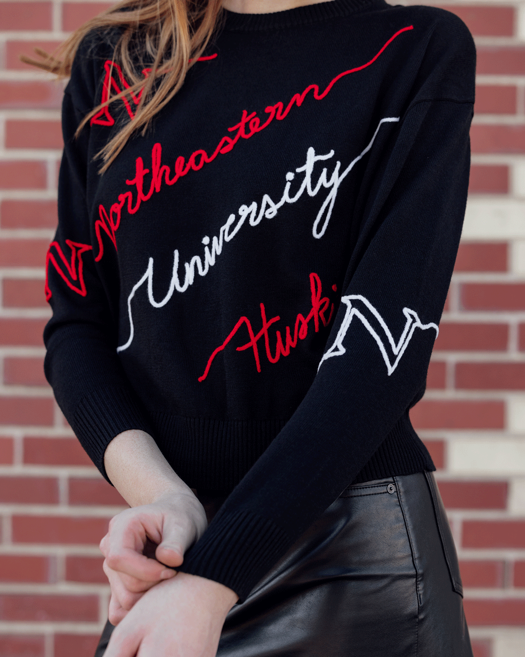 Northeastern Huskies Love Letter Sweater | KADYLUXE