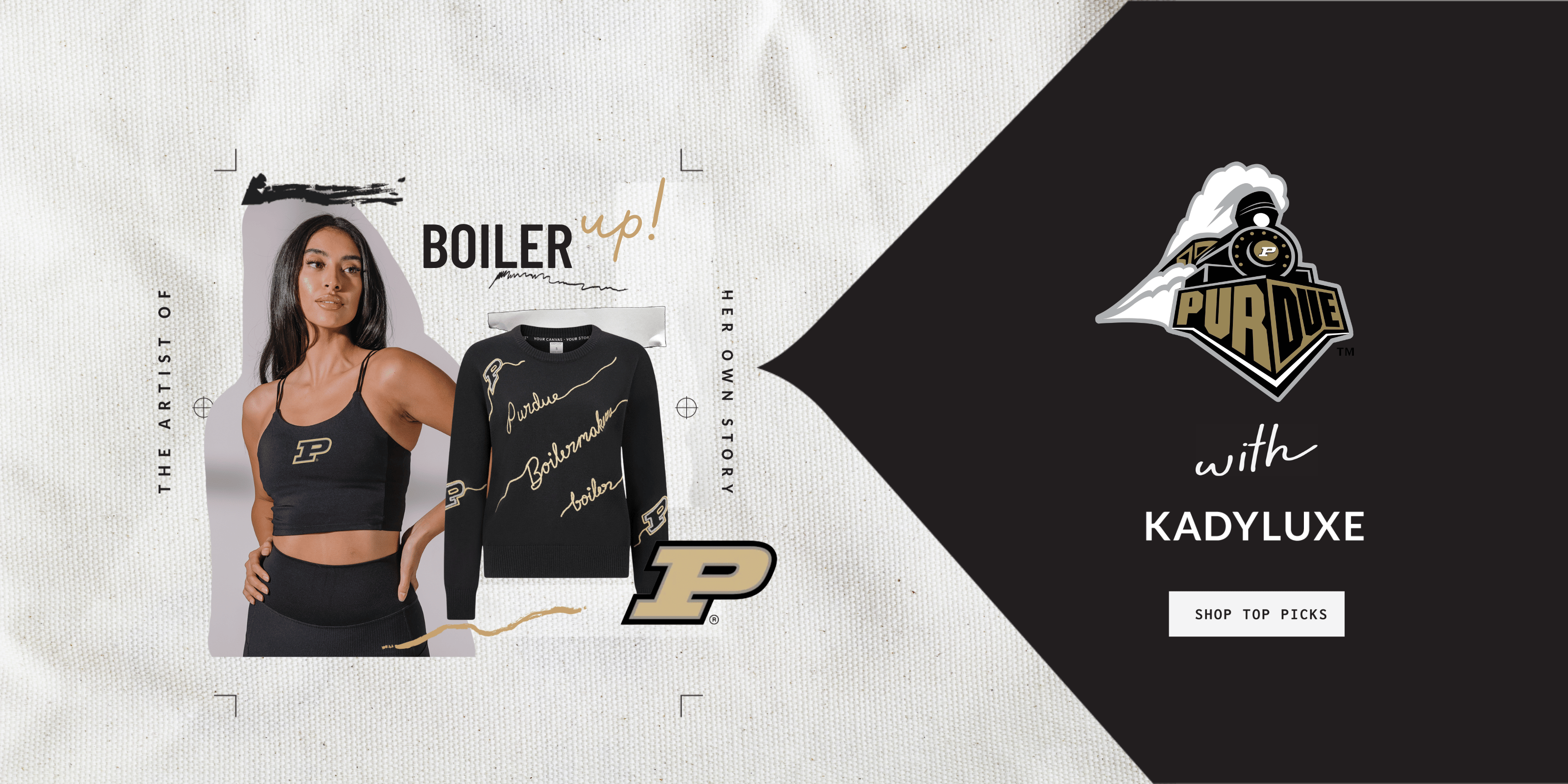 Purdue Boilermakers - KADYLUXE