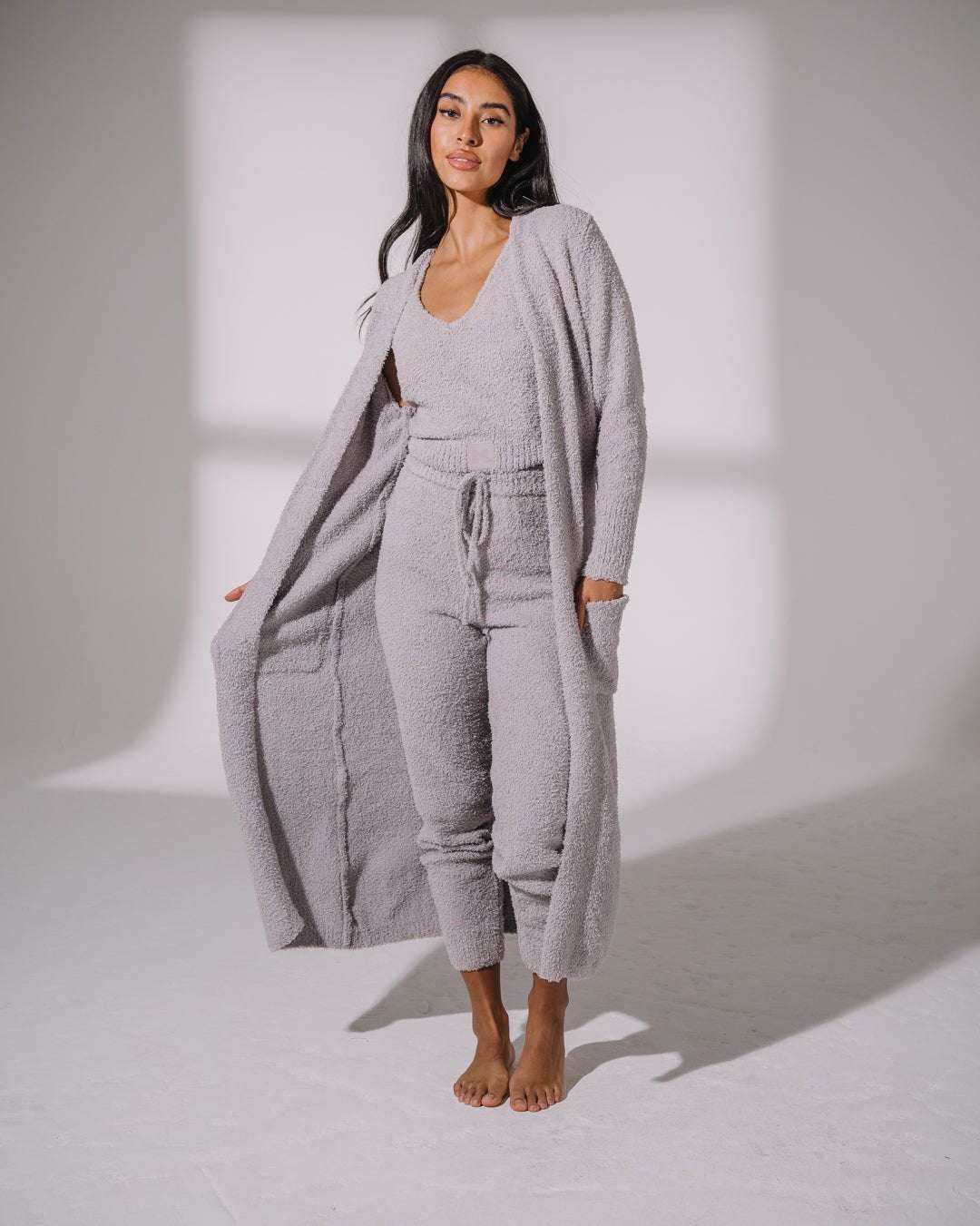 Michigan Wolverines 3 Piece Fuzzy Knit Set | KADYLUXE