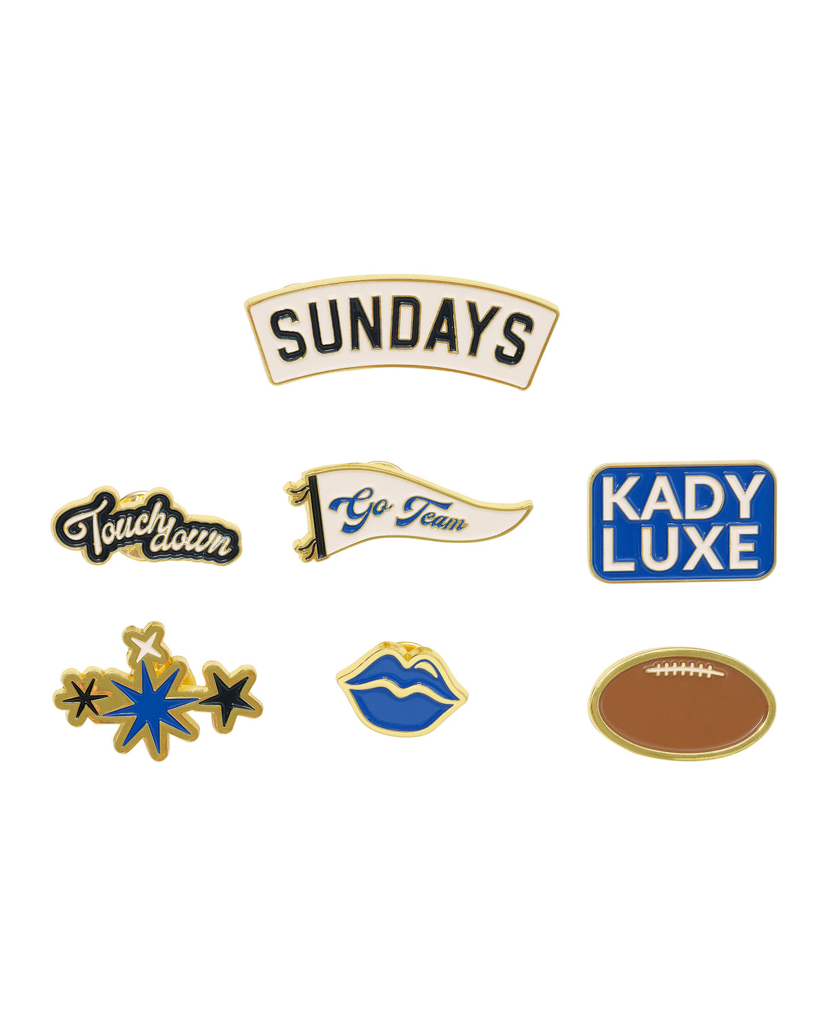 Sundays Navy Pin Pack