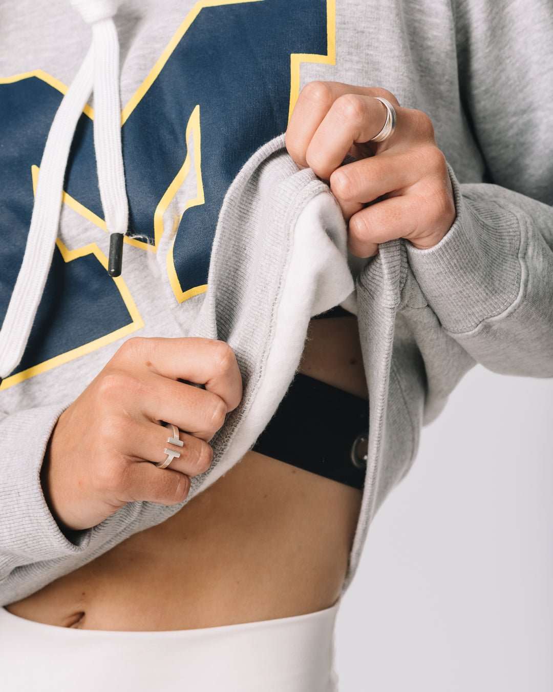 Michigan Wolverines Crop Hoodie | KADYLUXE