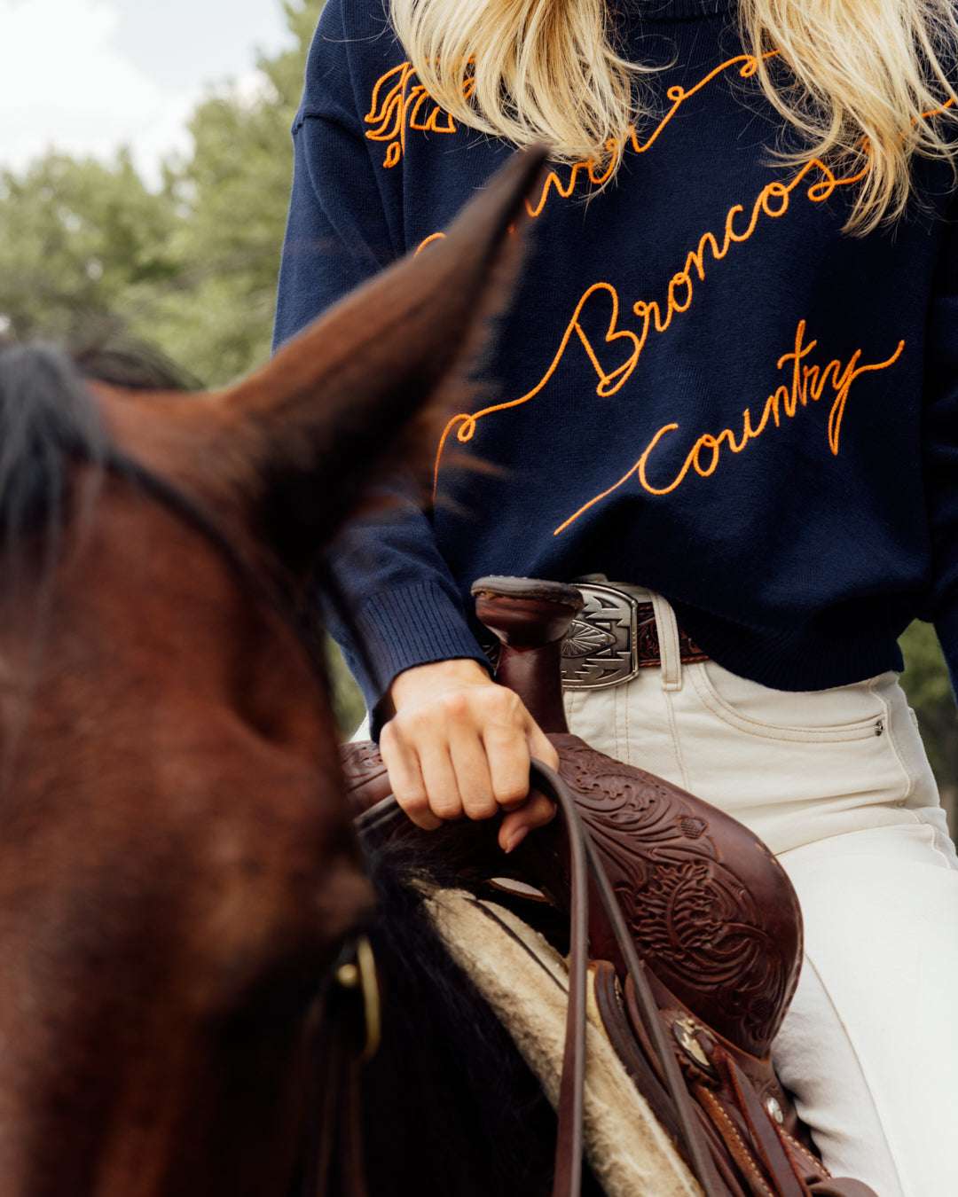 Denver Broncos Love Letter Sweater | KADYLUXE