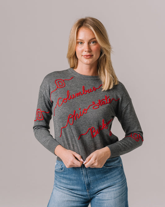 Ohio State Buckeyes® Love Letter Sweater