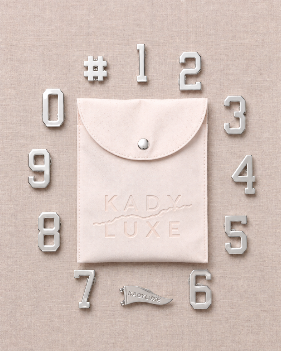 Silver Numbers Pin Pack