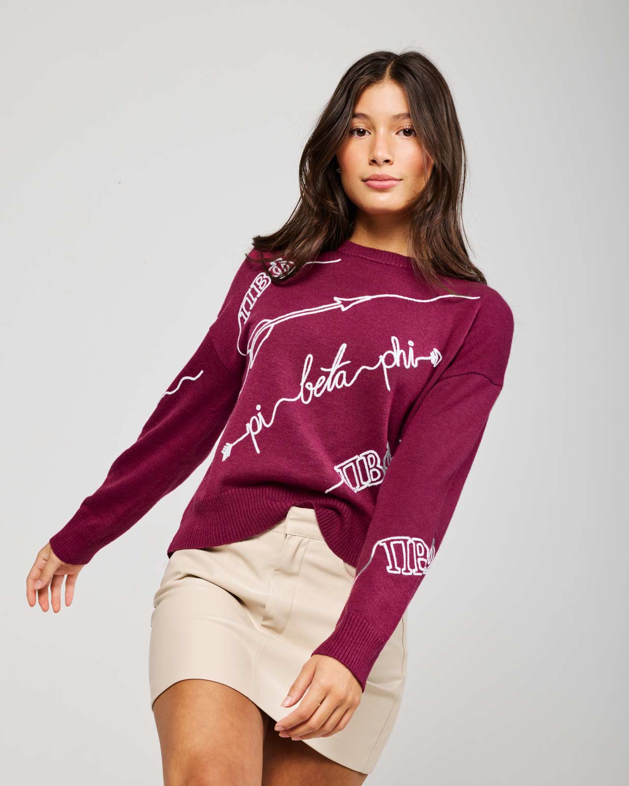 Pi Beta Phi Love Letter Sweater