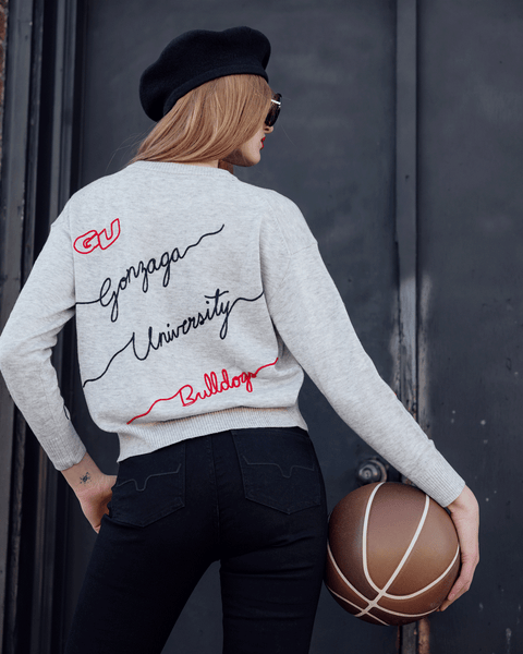 Gonzaga University Sweater - Love Letter | KadyLuxe | KADYLUXE