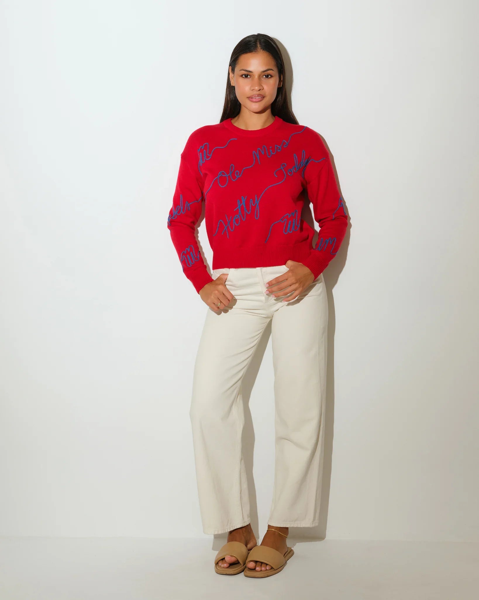 Ole Miss Rebels Love Letter Sweater