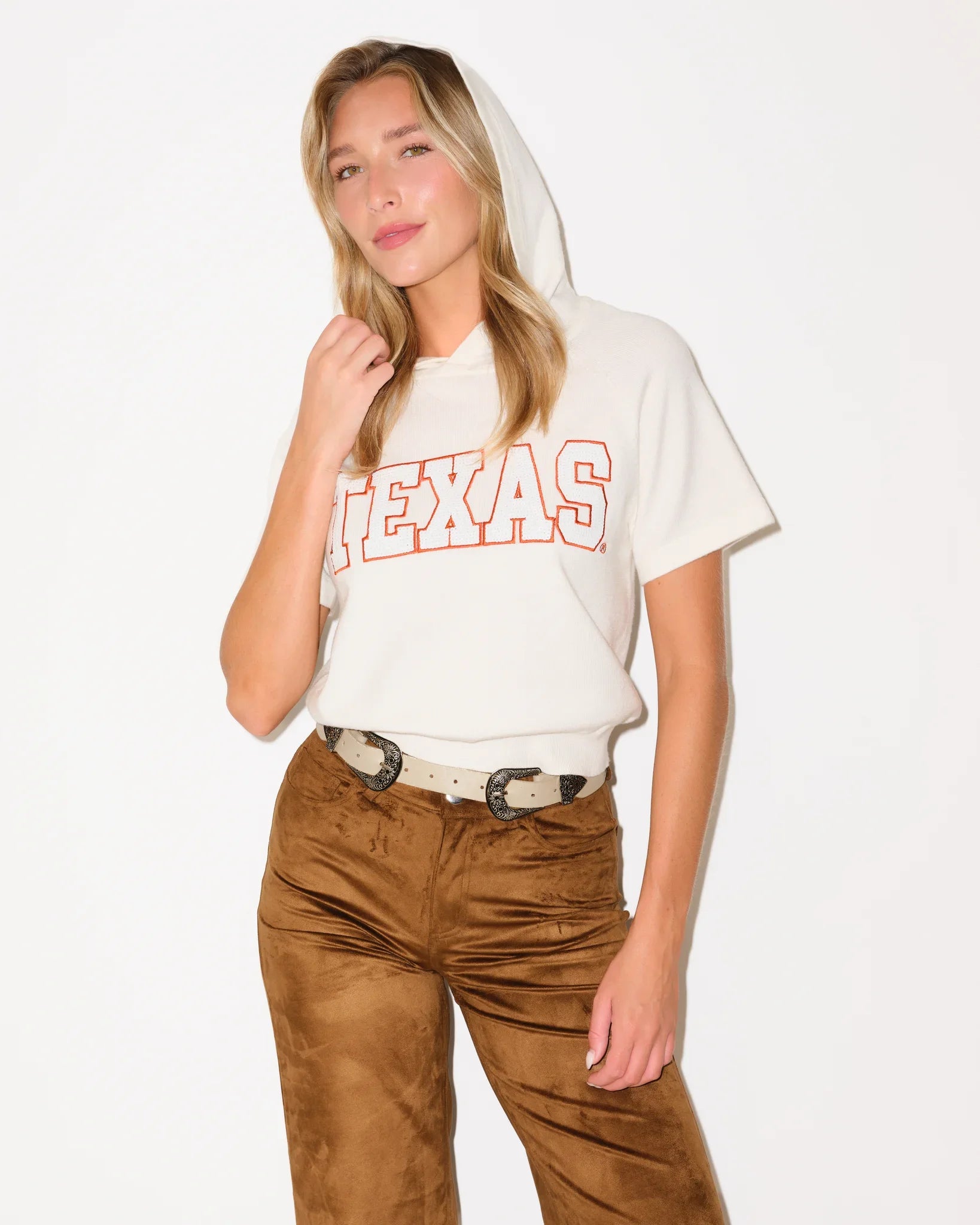 Texas Longhorns Sequin Knit Top
