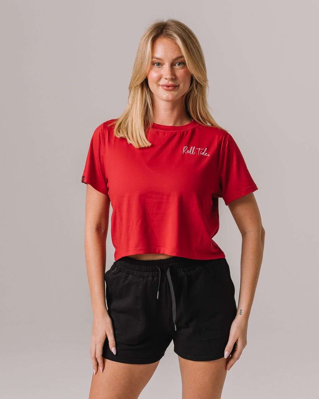Alabama Crimson Tide Crop Tee KADYLUXE