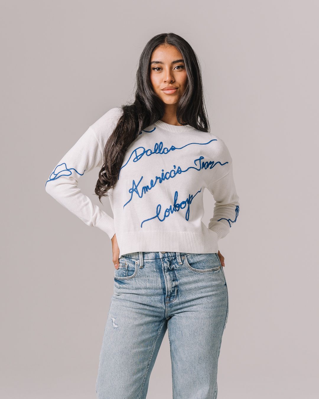 dallas-cowboys-loveletter-sweater-white