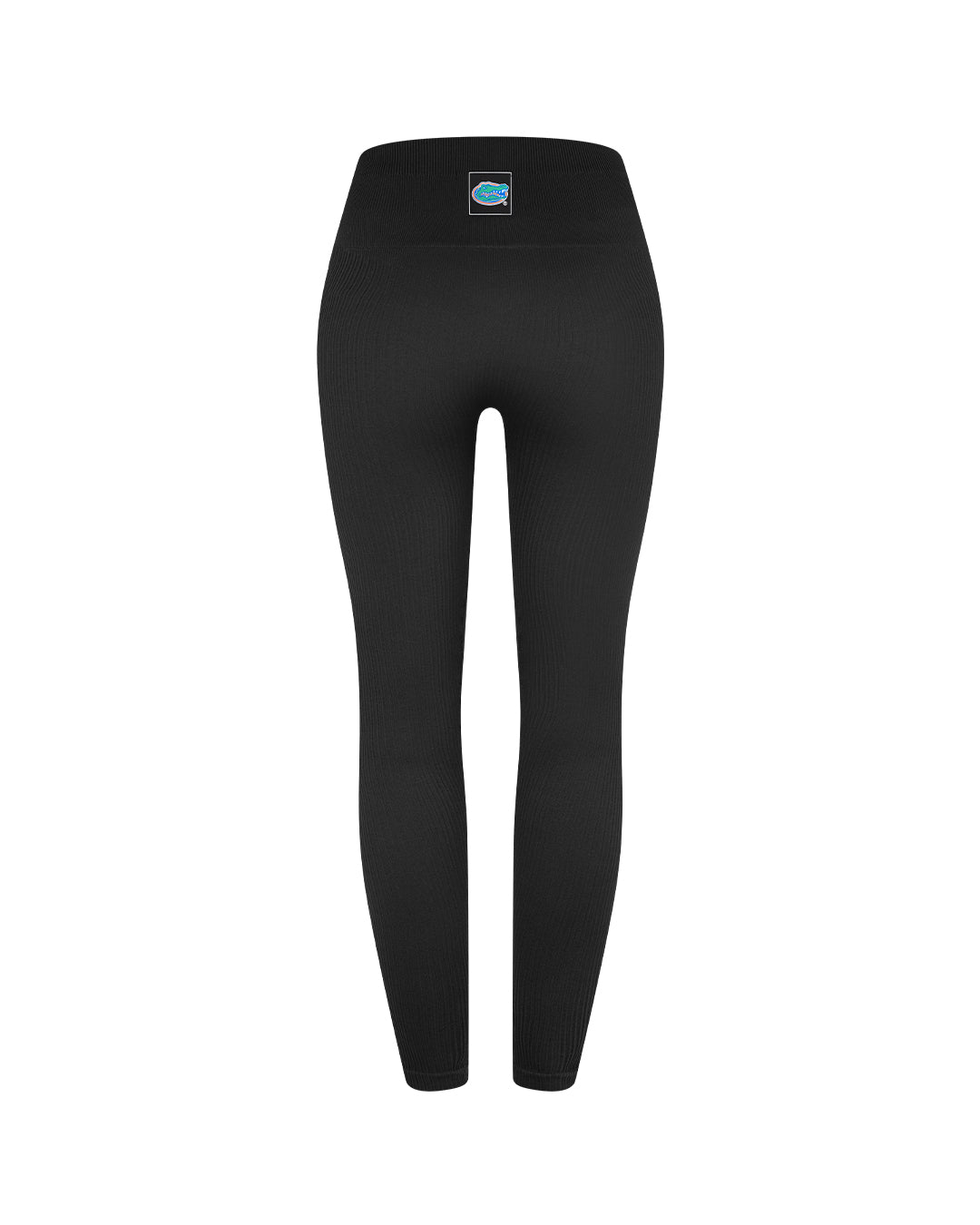 Florida Gators seamless legging by Kadyluxe in color black with team patch feature.