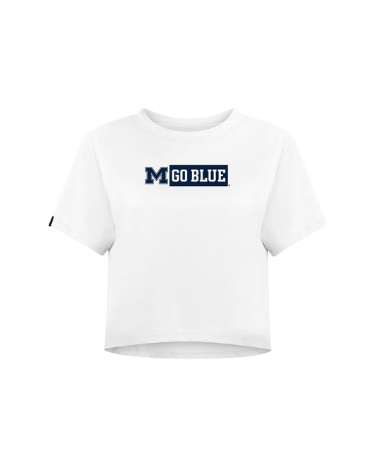 Michigan Wolverines® Go Blue Crop Tee