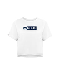 Michigan Wolverines® Go Blue Crop Tee