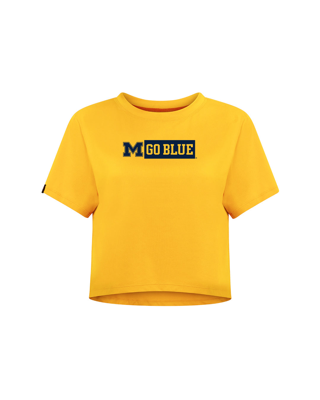 Michigan Wolverines® Go Blue Crop Tee