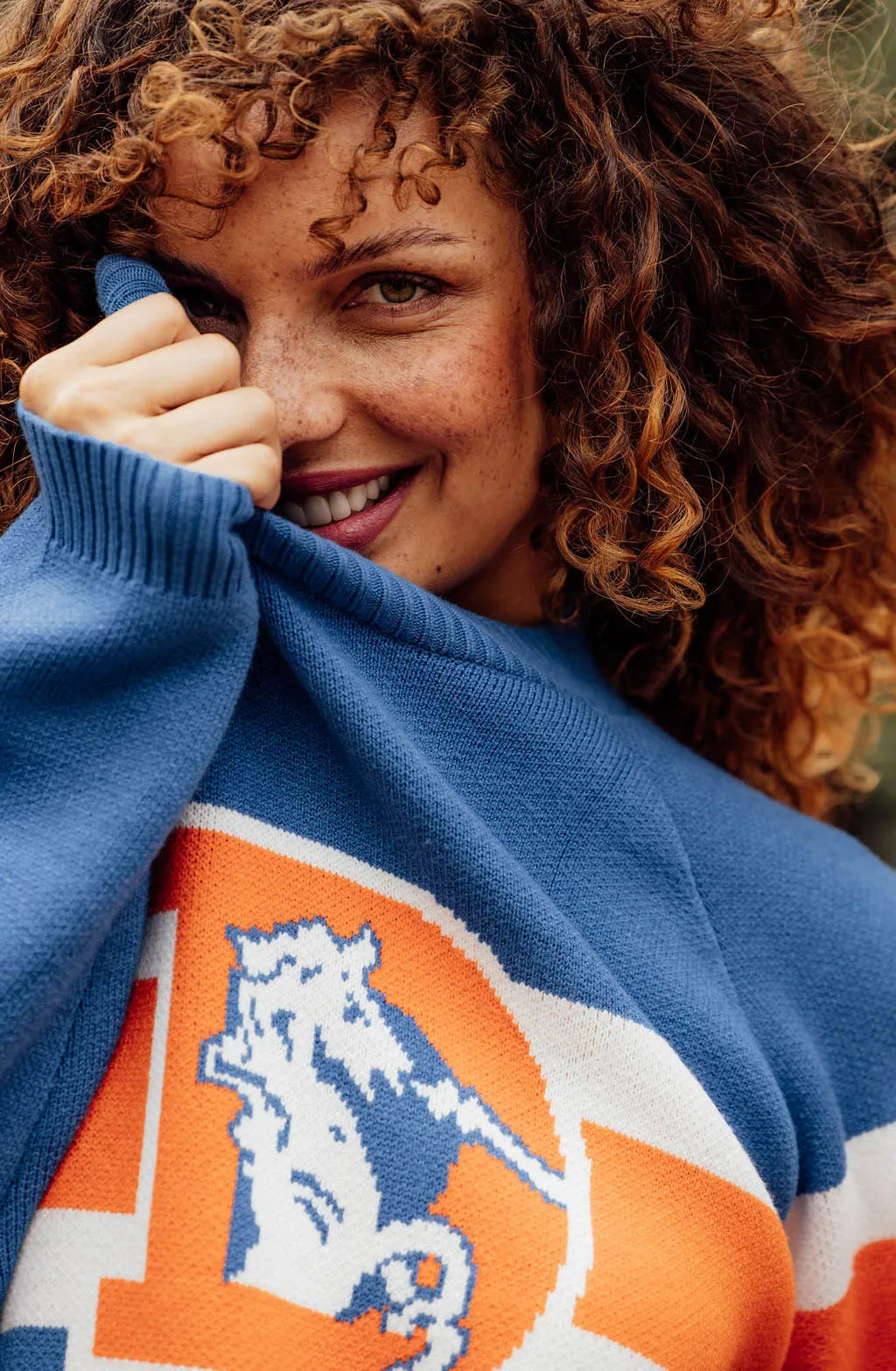 Denver Broncos Throwback Sweater