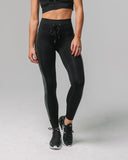 Recycled Faux Leather Hybrid Legging