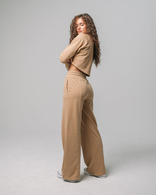 kadyluxe-womens-loungwear-french-terry-wide-leg-pant-tan-back