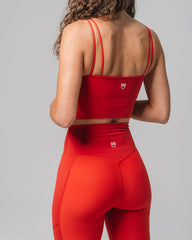 Ohio State Buckeyes KADYLUXE® red pocket ilegging back view