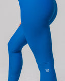 KADYLUXE® womens rib onesie in royal color close up view