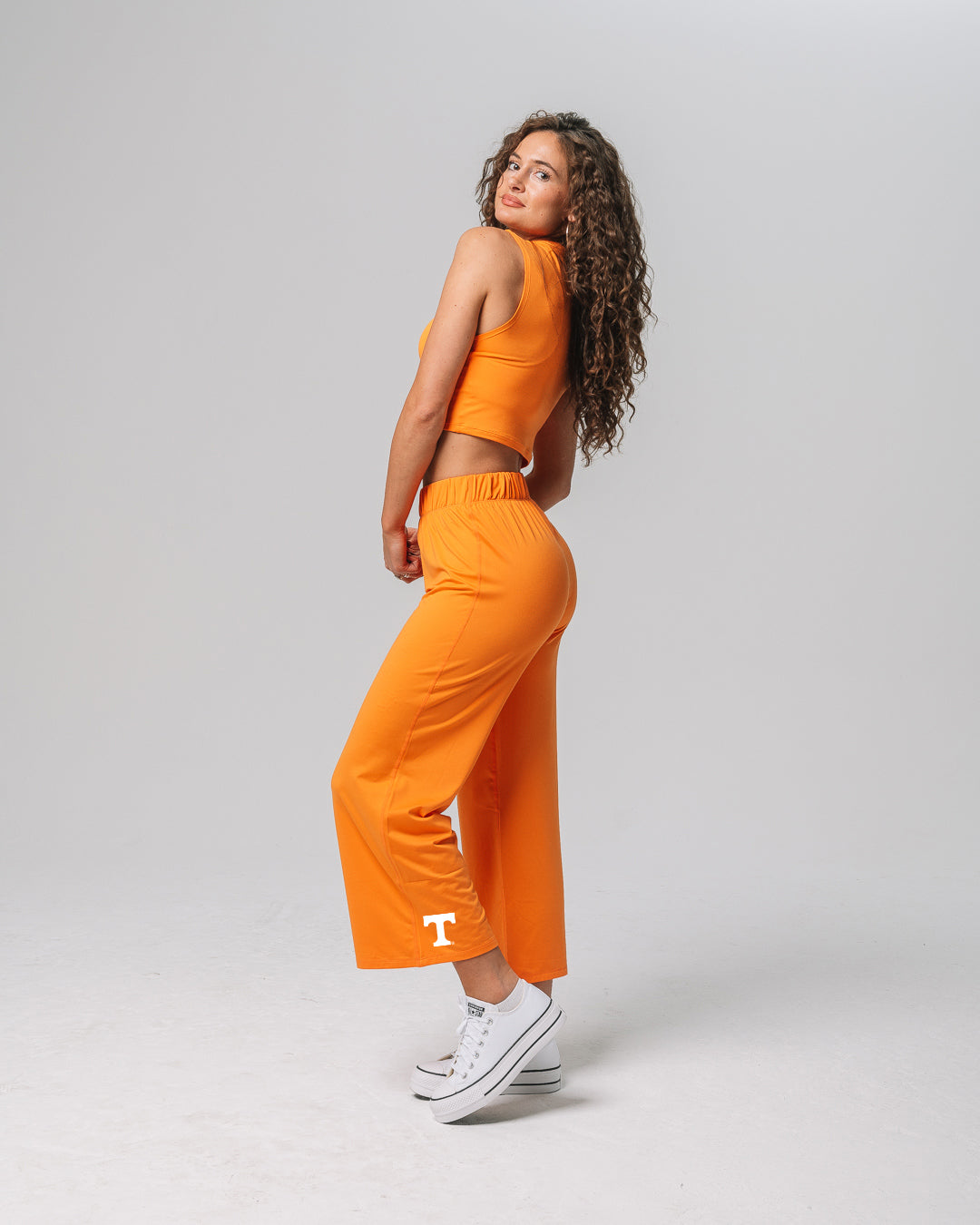 KADYLUXE® Tennessee Vols orange lounge pant side view.